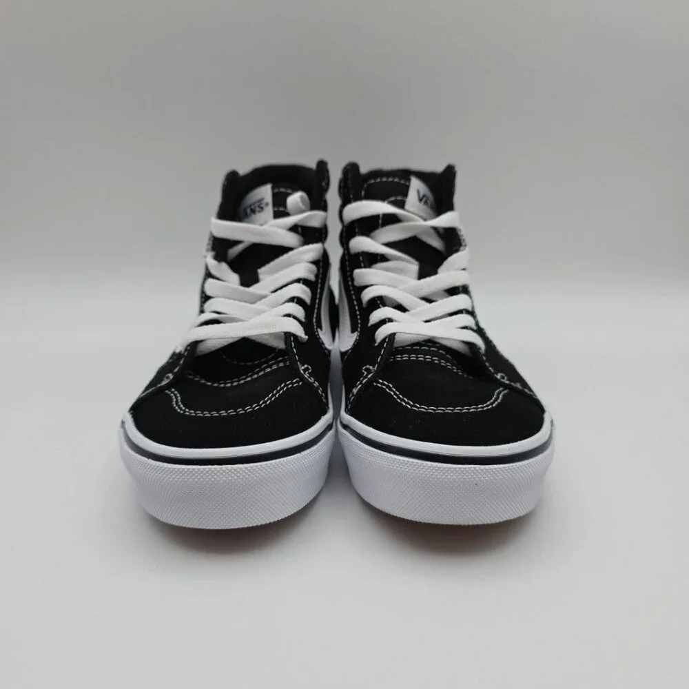 Vans Filmore Hi Youth Size 2Y Black White Skateboarding Shoes VN0A5HZDIJU1 New